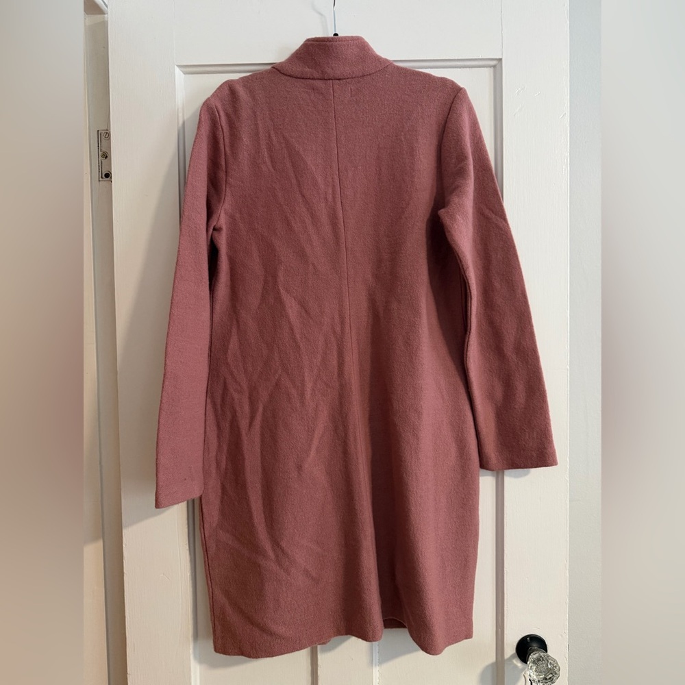 Tahari Dusty Rose Blazer Sweater Coat Medium - Picture 4 of 10